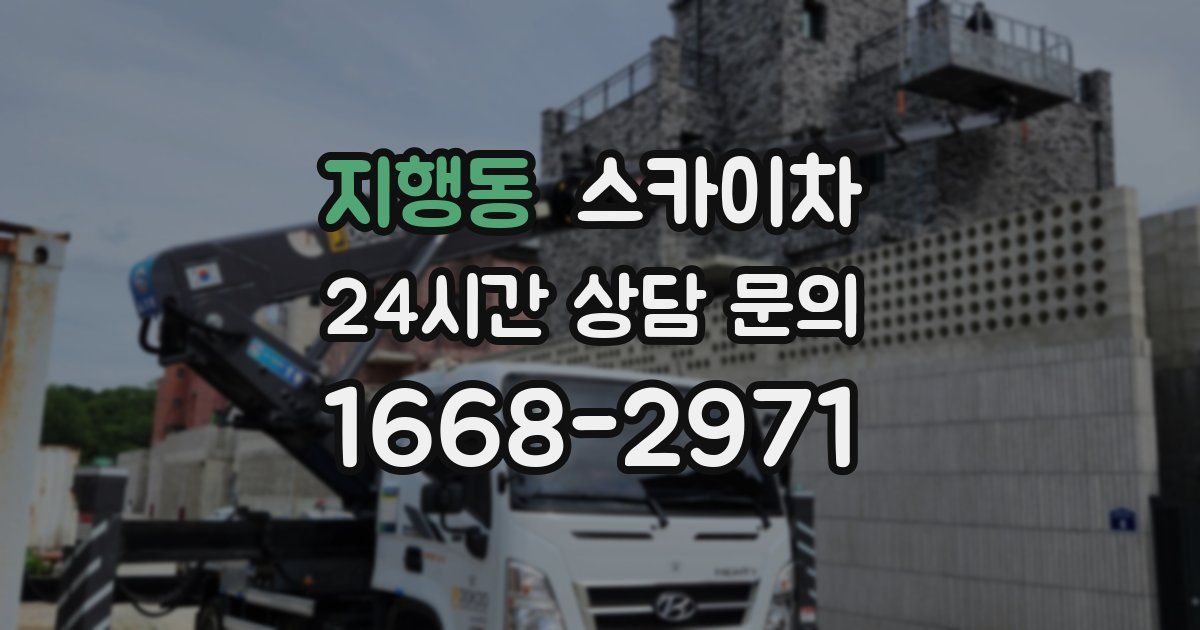 지행동 스카이차