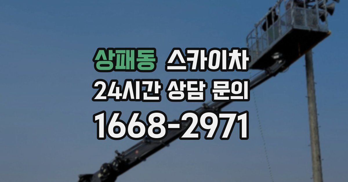 상패동 스카이차