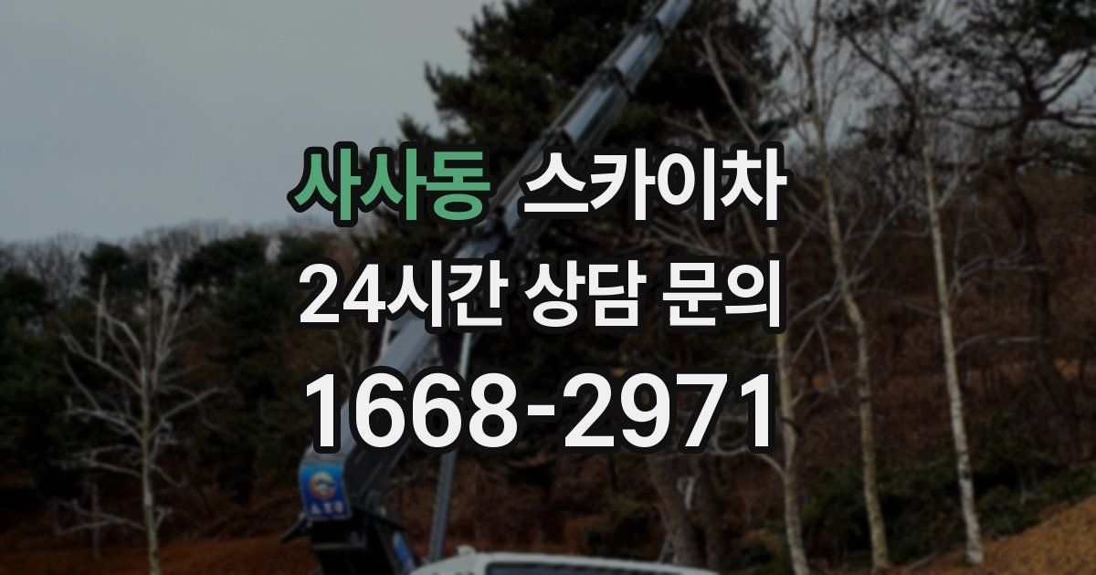 사사동 스카이차