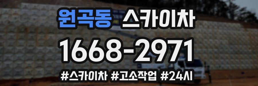 원곡동 스카이차