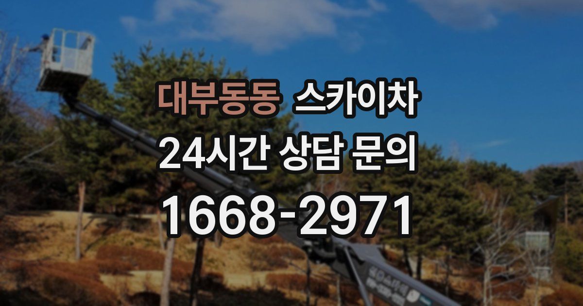 대부동동 스카이차