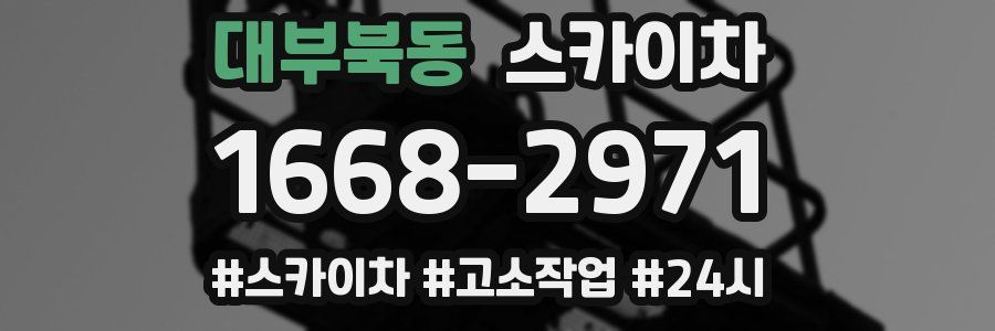 대부북동 스카이차