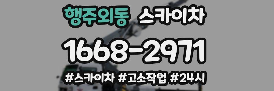 행주외동 스카이차