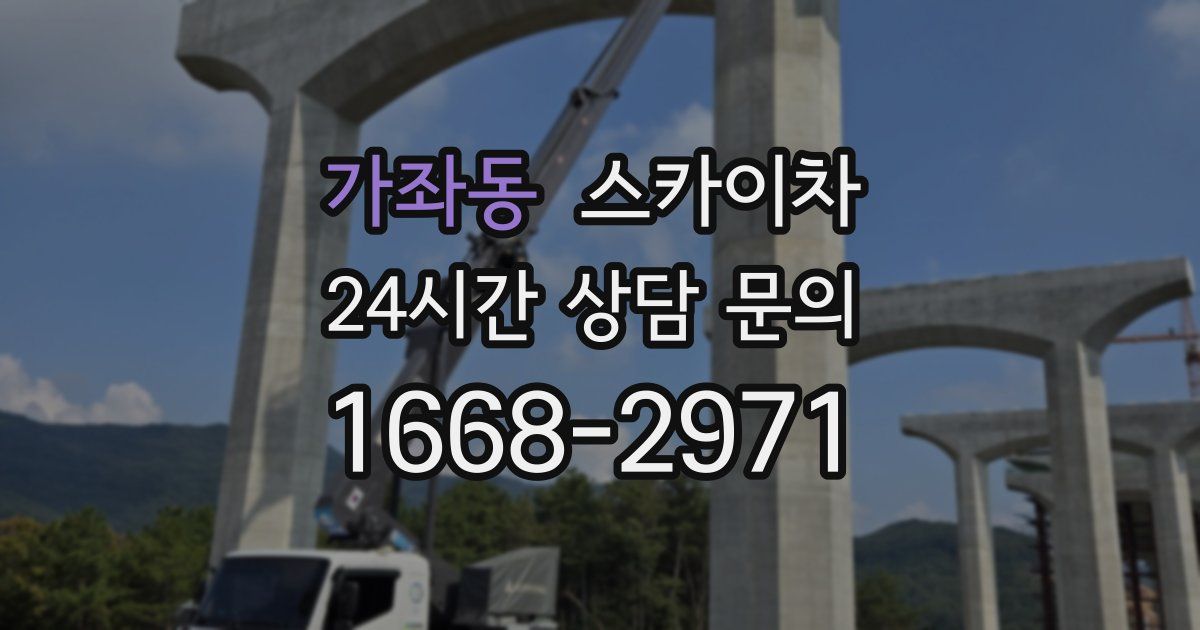 가좌동 스카이차
