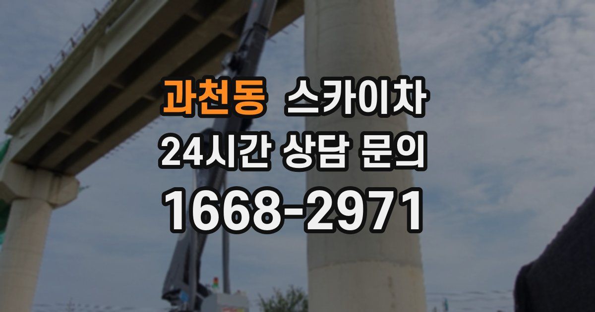 과천동 스카이차