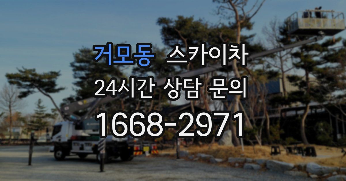 거모동 스카이차