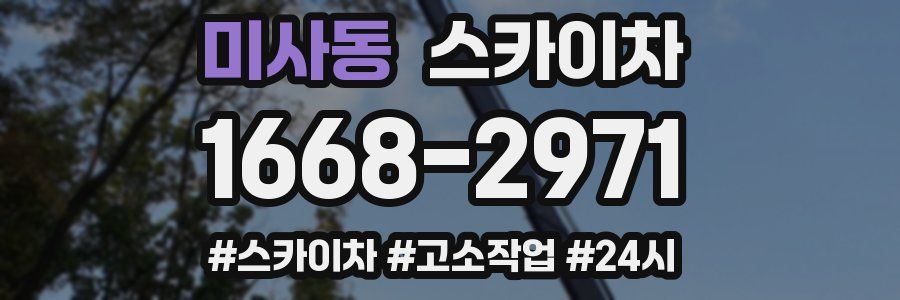 미사동 스카이차