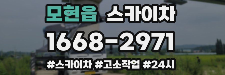 모현읍 스카이차