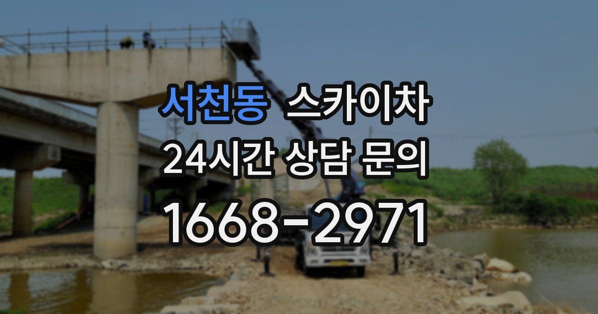 서천동 스카이차