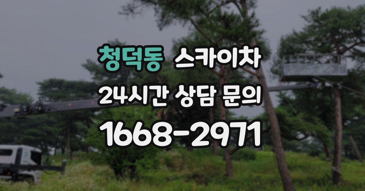 청덕동 스카이차