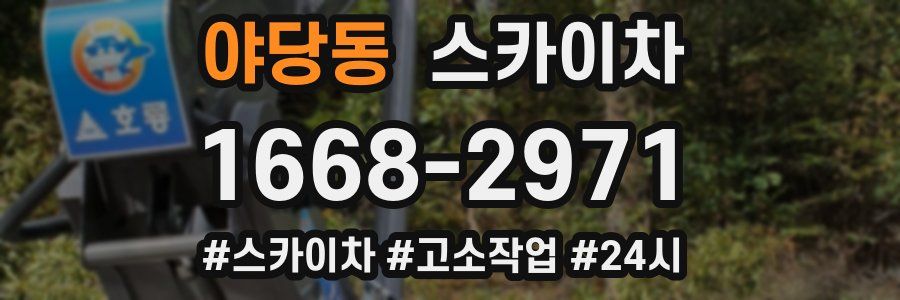 야당동 스카이차