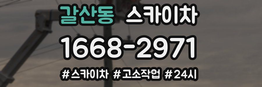 갈산동 스카이차