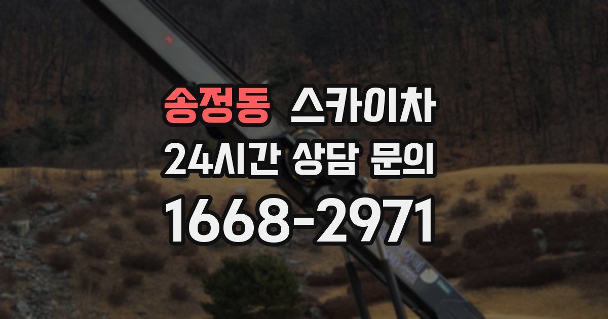 송정동 스카이차