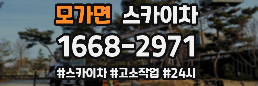 모가면 스카이차