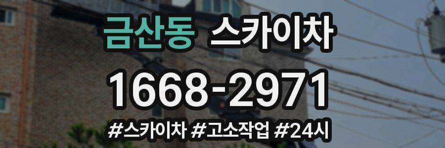 금산동 스카이차