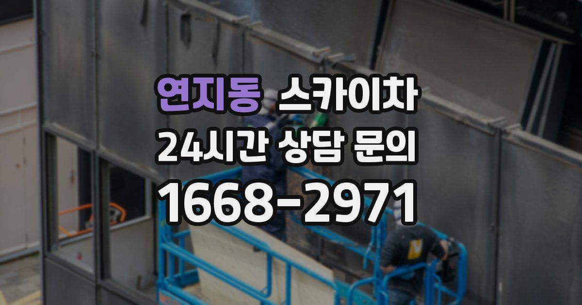 연지동 스카이차