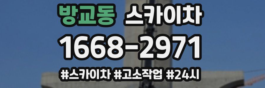 방교동 스카이차