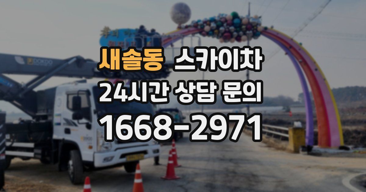 새솔동 스카이차