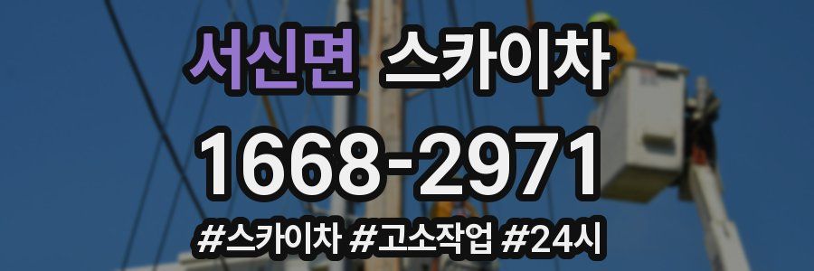 서신면 스카이차