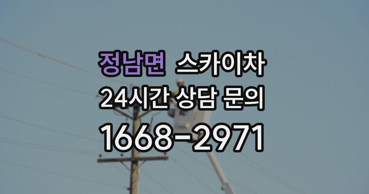 정남면 스카이차