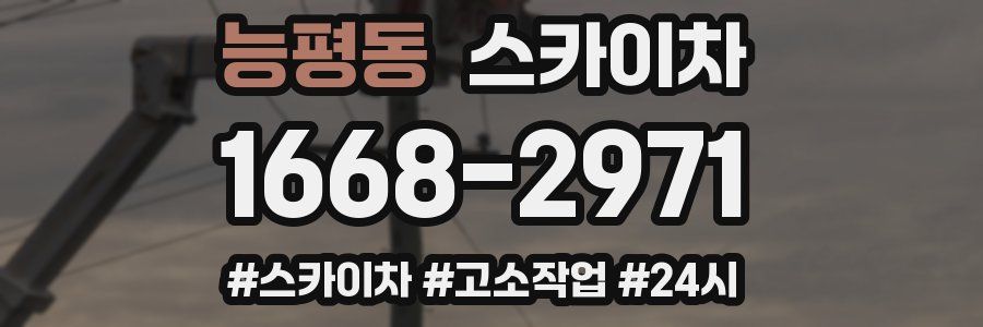 능평동 스카이차