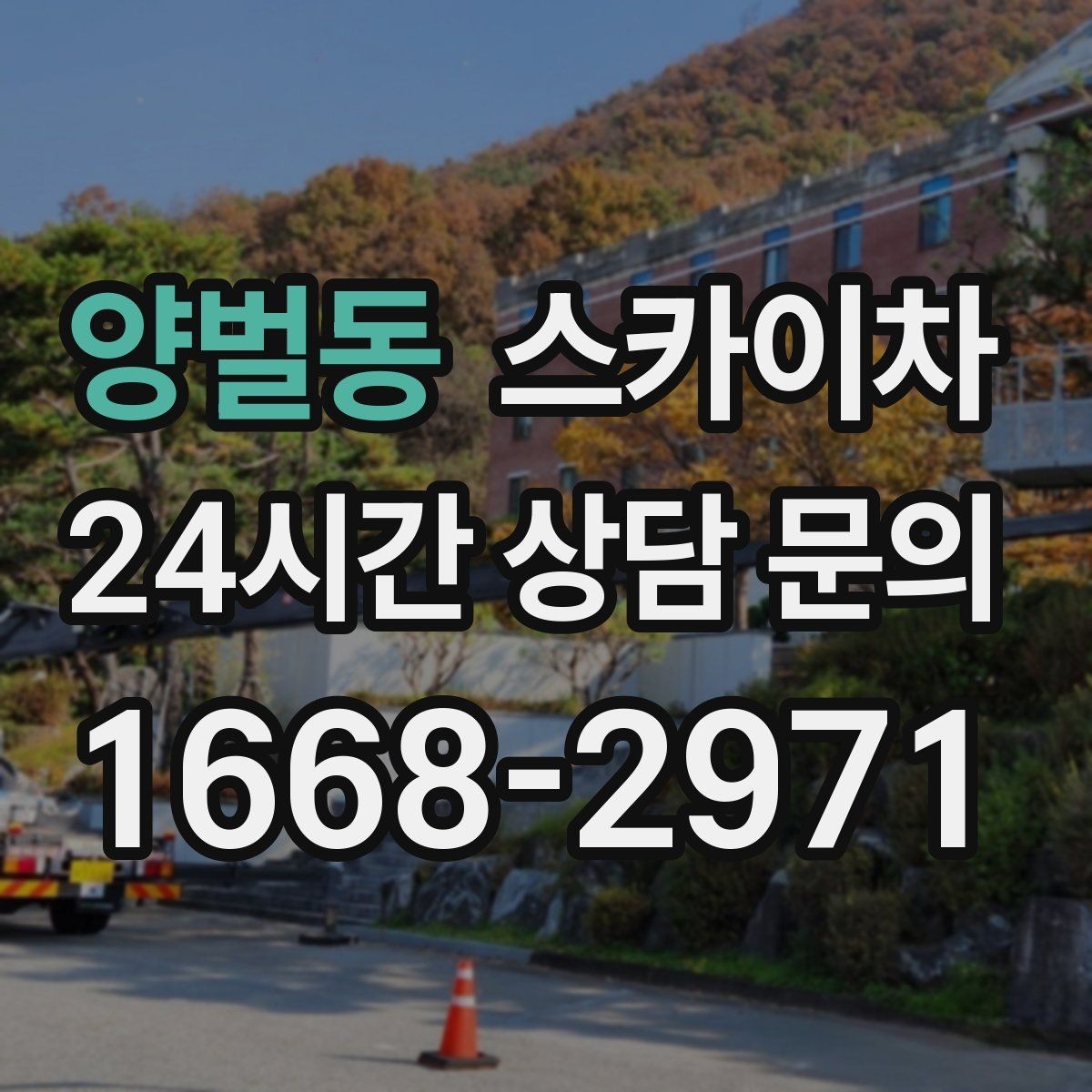 양벌동 스카이차 작업 가능 여부를 빠르게 판단하는 기준