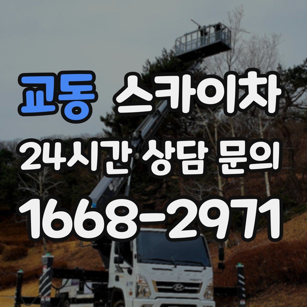 교동 스카이차 외부 배선 정리로 깔끔한 외관 만들기