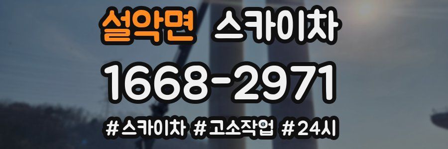 설악면 스카이차