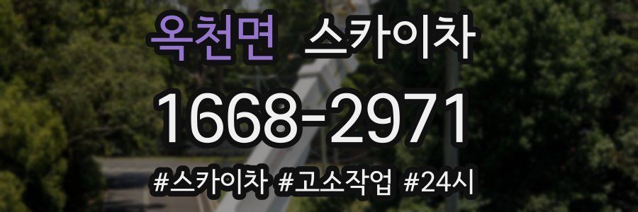 옥천면 스카이차