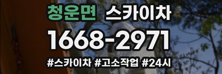 청운면 스카이차