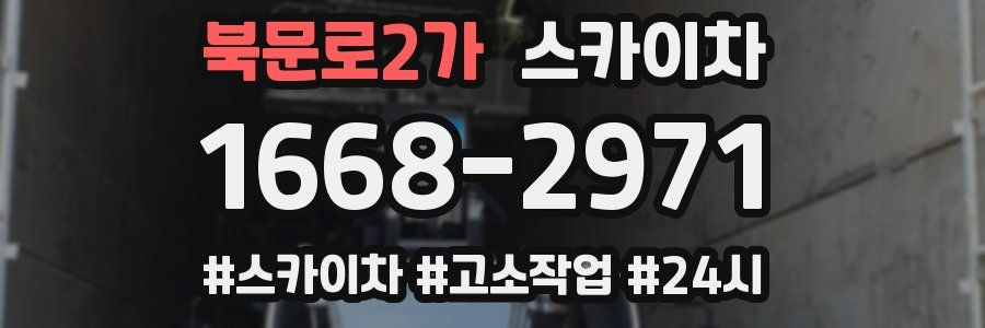 북문로2가 스카이차