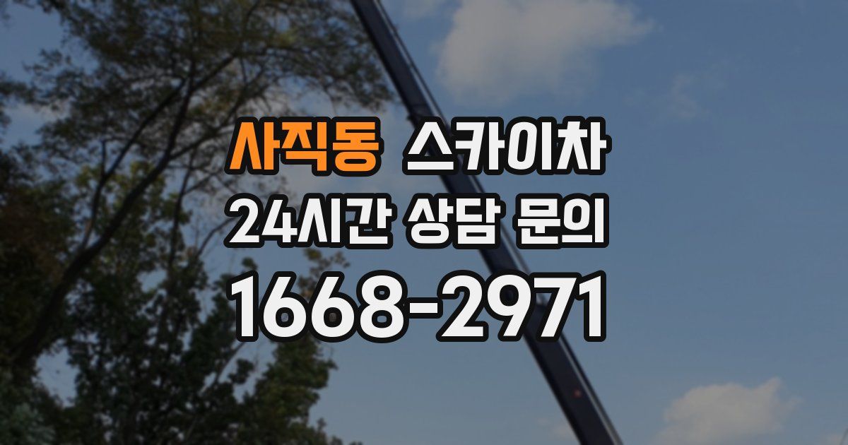 사직동 스카이차