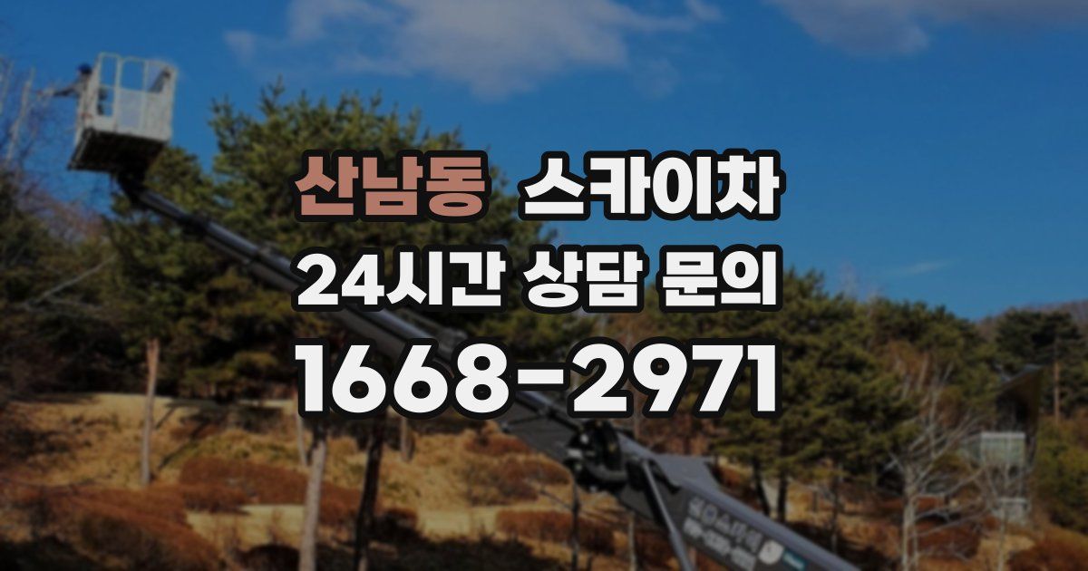 산남동 스카이차