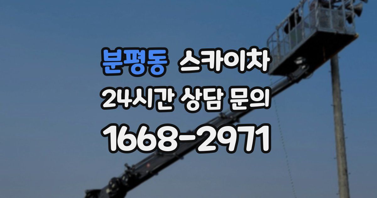 분평동 스카이차