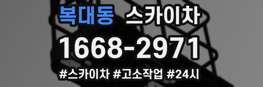 복대동 스카이차