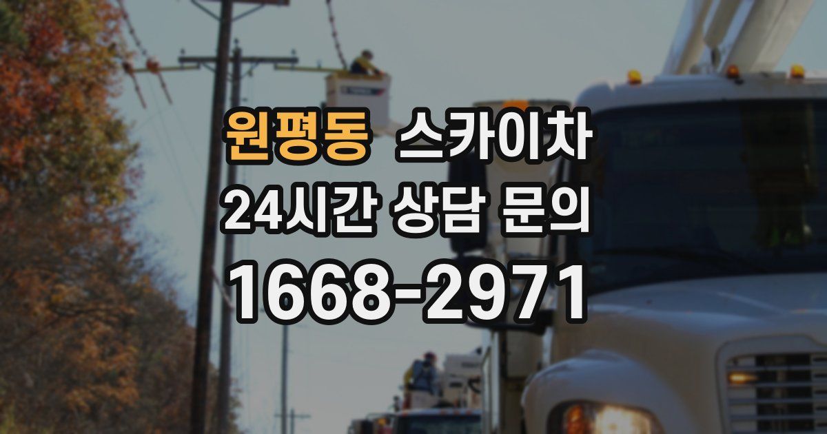 원평동 스카이차