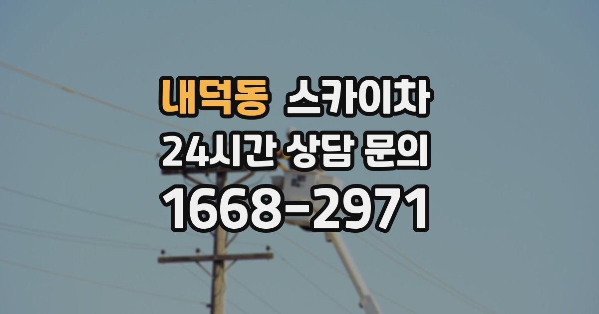 내덕동 스카이차