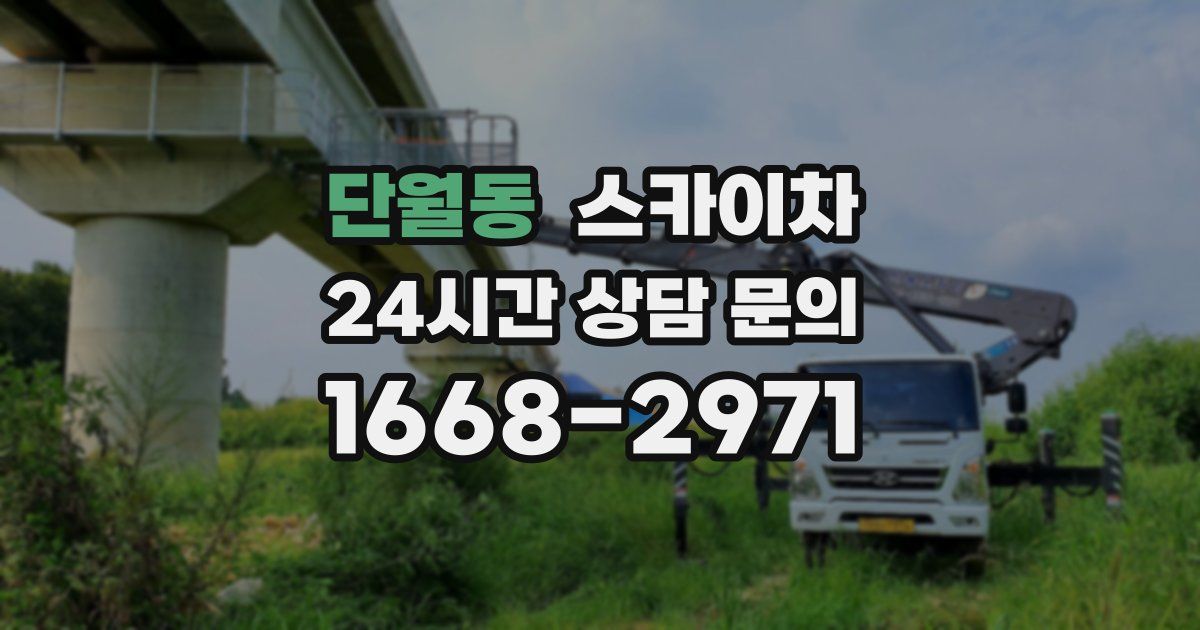 단월동 스카이차