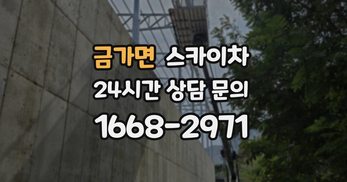 금가면 스카이차