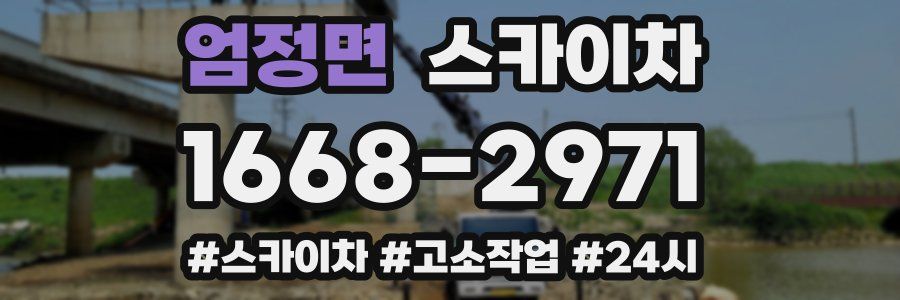 엄정면 스카이차