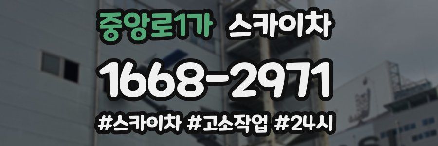 중앙로1가 스카이차