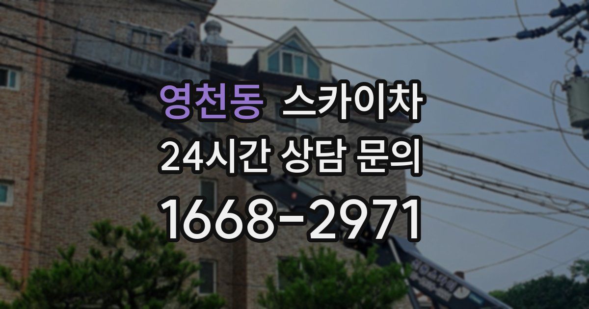 영천동 스카이차