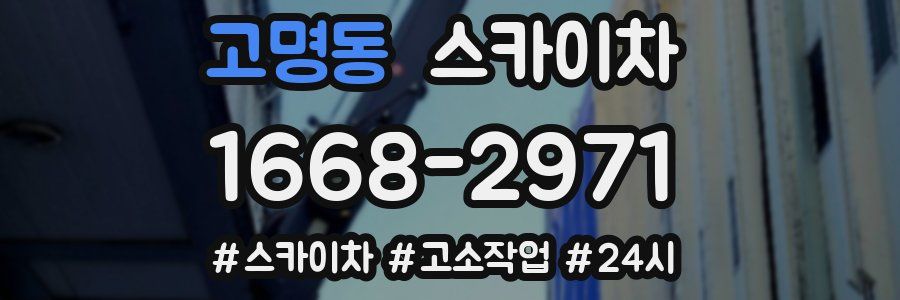 고명동 스카이차