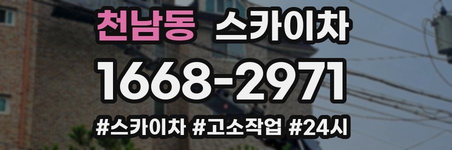 천남동 스카이차