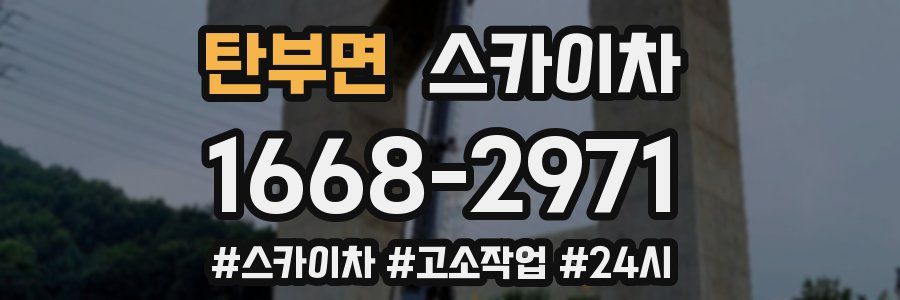 탄부면 스카이차