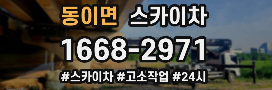 동이면 스카이차