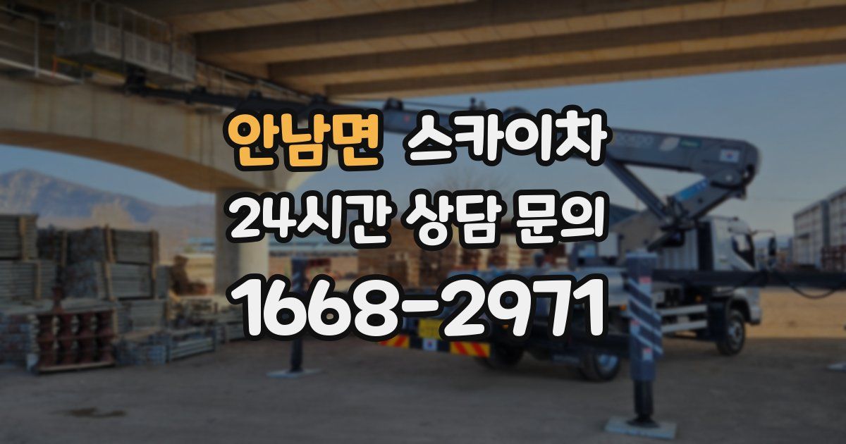 안남면 스카이차