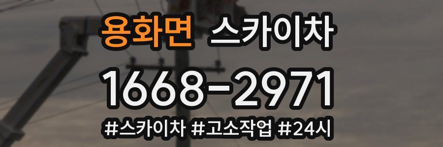 용화면 스카이차