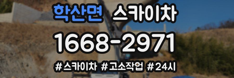 학산면 스카이차