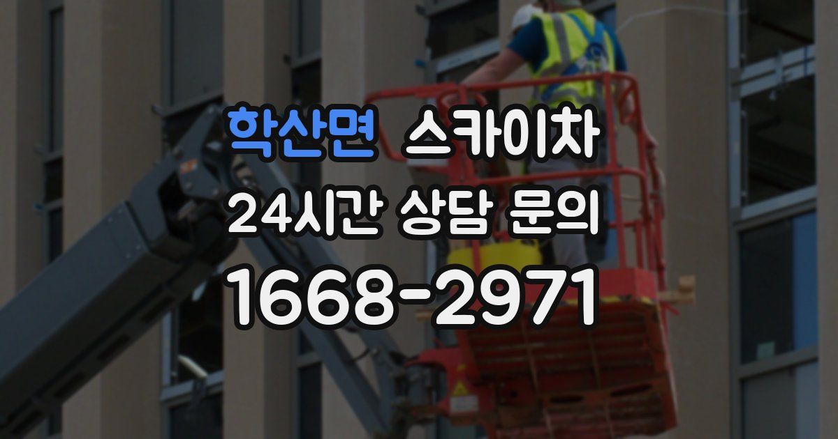 학산면 스카이차